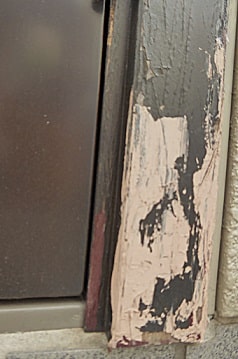 木製の玄関ドア塗装3