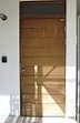 埼玉県木製玄関ドア塗装工事前