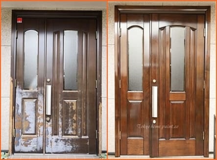 玄関ドア塗装・種類と対策
