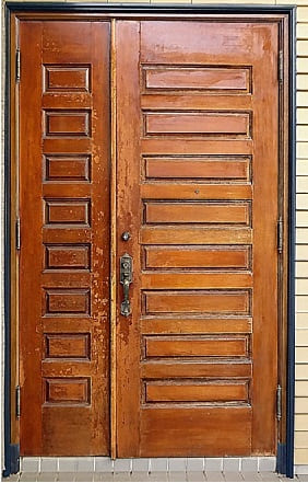 玄関ドア塗装　ヤマハ製.34_1