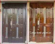 木製玄関ドア塗装25_1