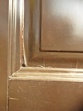 木製玄関ドアの再塗装33.4