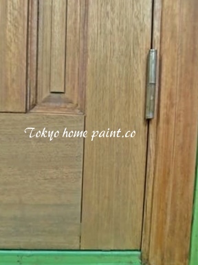  木製玄関ドアの塗装31-16