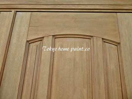  木製玄関ドアの塗装31-17