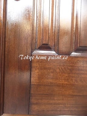  木製玄関ドアの塗装31-20