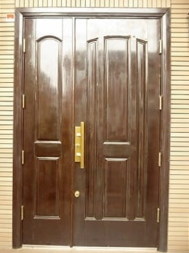 木製玄関ドアの塗装31-3