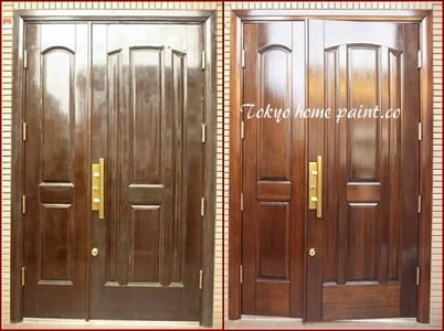 木製玄関ドア塗装はDIYでの問題31