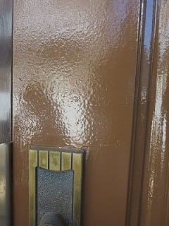 木製玄関ドア塗装調布市8.2