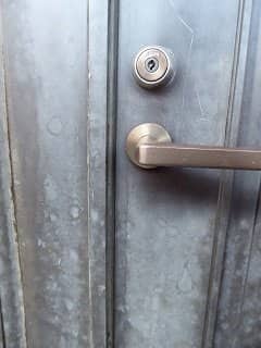 木製玄関ドア塗装杉並区10.2