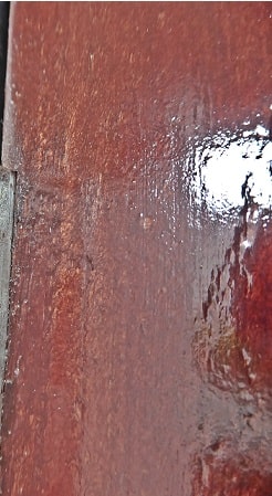 木製玄関ドア他社の施工ミス7