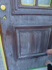 スエーデン玄関ドア再塗装１．7