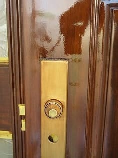 yamaha玄関ドア塗装8