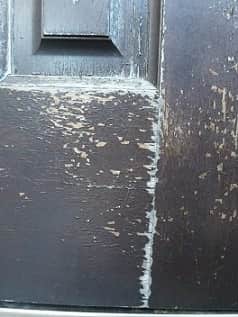 ヤマハ玄関ドア塗装、西東京1.3