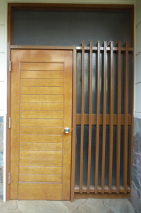 ヤマハ玄関ドア塗装508西東京