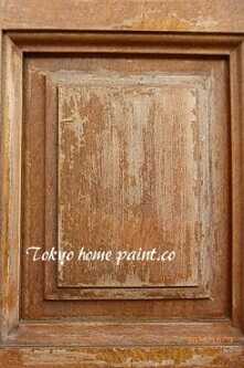 ヤマハ製玄関ドア塗装3