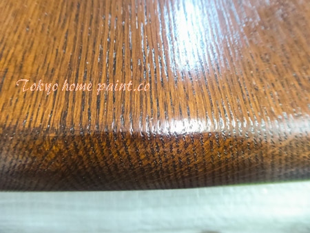家具塗装 通常仕上げの表面状態