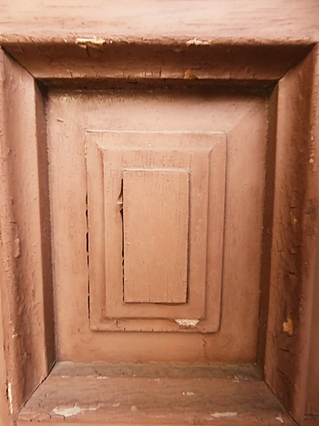 ヤマハの木製玄関ドア再塗装2