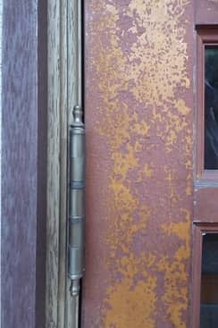玄関ドア塗装、ヤマハ製3