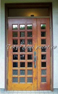 木製玄関ドア塗装ヤマハ製24_1