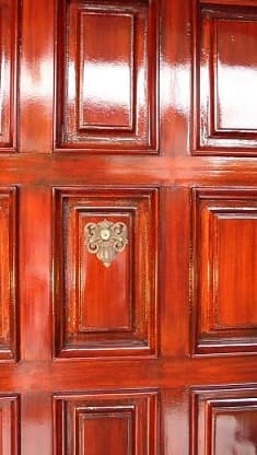 木製玄関ドア塗装村山市5
