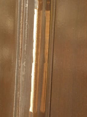 木製玄関ドアの再塗装33.8