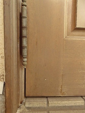 木製玄関ドア再塗装.2