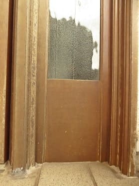 木製玄関ドア再塗装.4