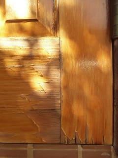 木製玄関ドア塗装・ヤマハ製3