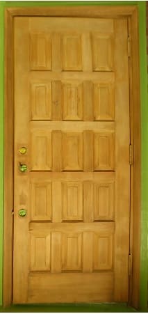 木製玄関ドア塗装・ヤマハ製6