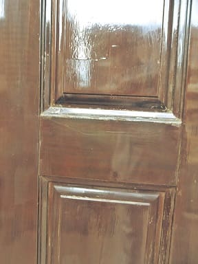  木製玄関ドアの塗装31-6