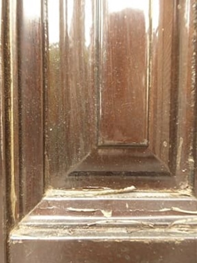  木製玄関ドアの塗装31-9