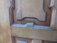 木製玄関ドア塗装日野市4