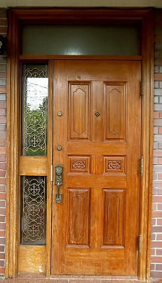 ヤマハ玄関ドア塗装、多摩1