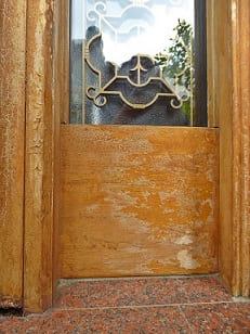 ヤマハ玄関ドア塗装、多摩4