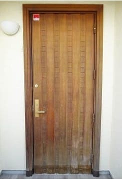 木製玄関ドア塗装横浜市3-1