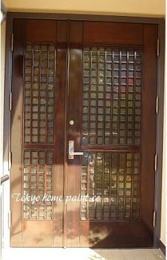 アイカ玄関ドア再塗装、埼玉県、仕上げ