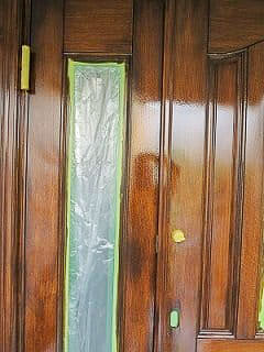 木製玄関ドア塗装8_6