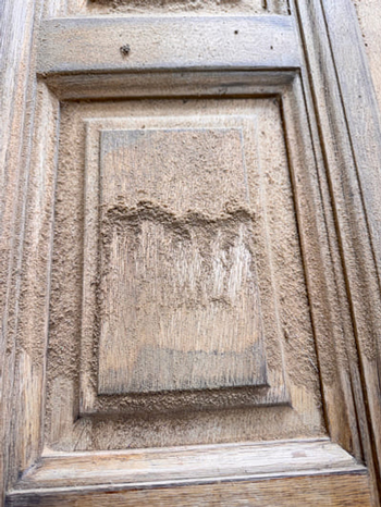 木製ドア修理塗装.世田谷区4