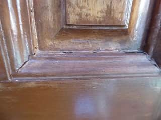 ヤマハ玄関ドア再塗装、10